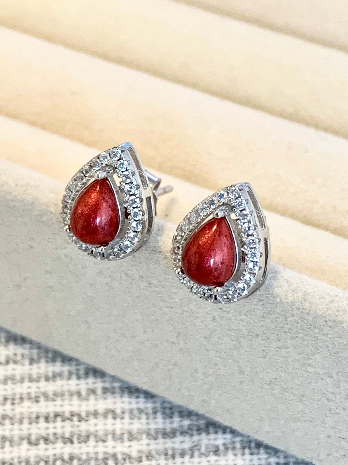 Halo Keepsake earrings - Sterling Silver Ashes/Hair/Breastmilk Keepsake Memorial Jewellery