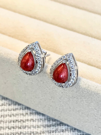 Halo Keepsake earrings - Sterling Silver Ashes/Hair/Breastmilk Keepsake Memorial Jewellery