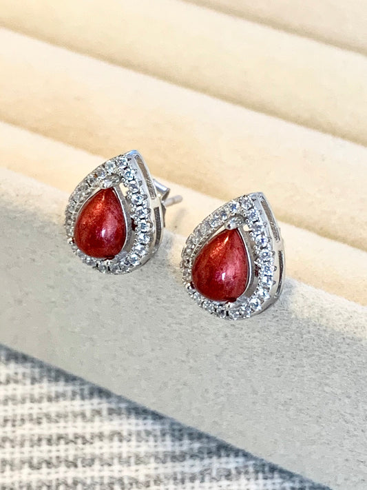 Halo Keepsake earrings - Sterling Silver Ashes/Hair/Breastmilk Keepsake Memorial Jewellery