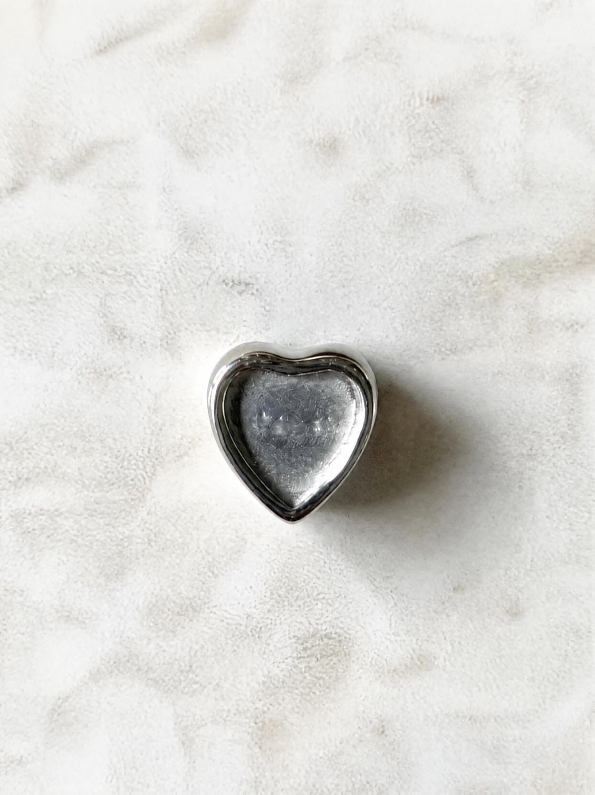 Heart Bracelet Charm Bead Stainless Steel Ashes/Hair - Keepsake Memorial Jewellery