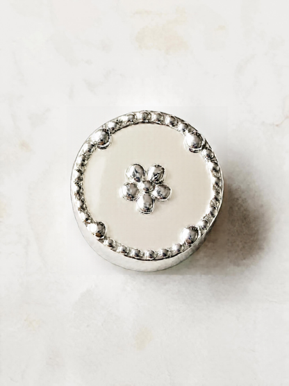 Daisy Bracelet Charm Bead Stainless Steel Ashes/Hair - Keepsake Memorial Jewellery