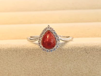 Halo Keepsake Ring - Sterling Silver Ashes/Hair/Breastmilk Keepsake Memorial Jewellery
