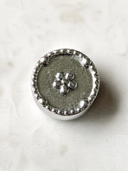 Daisy Bracelet Charm Bead Stainless Steel Ashes/Hair - Keepsake Memorial Jewellery