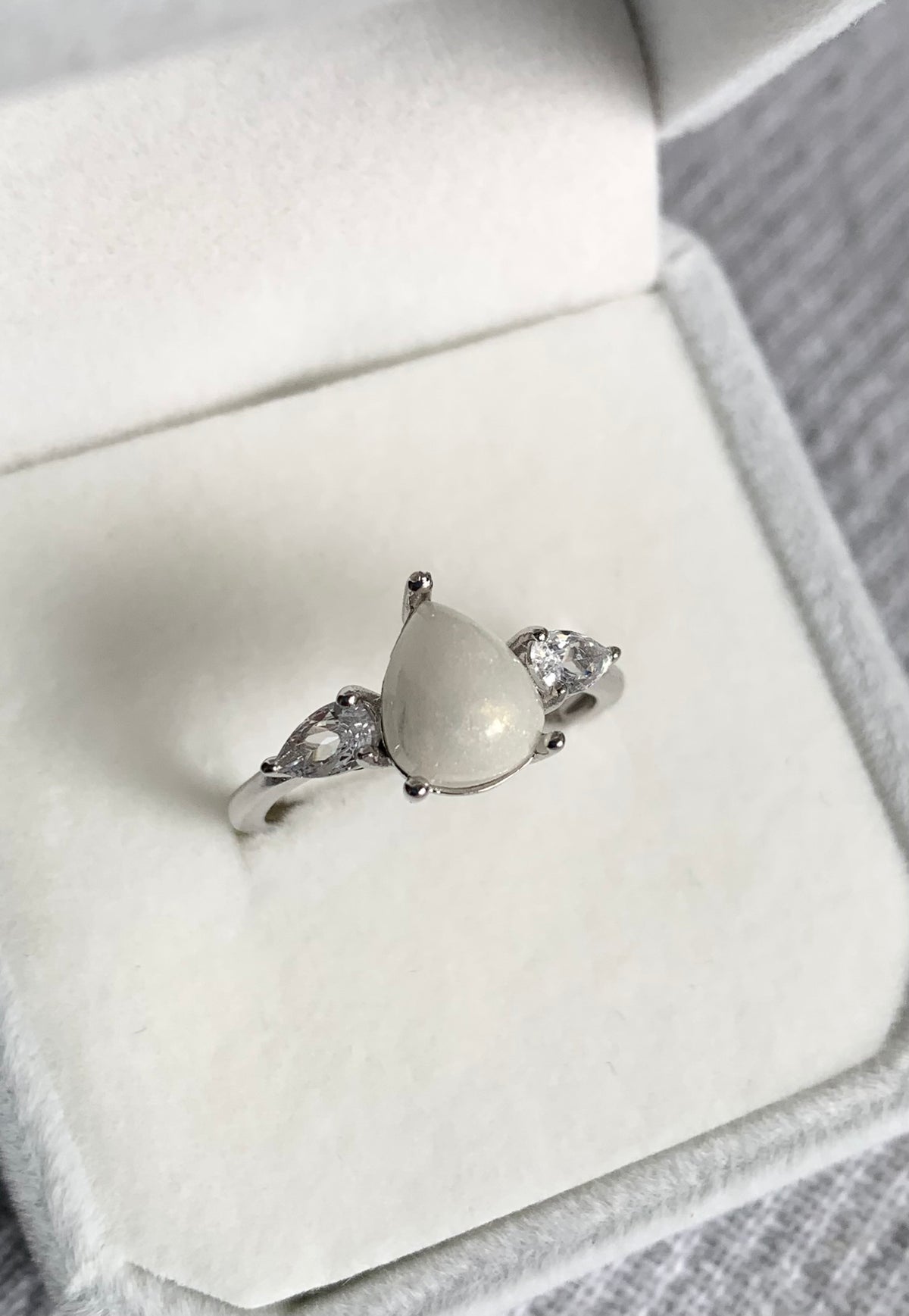 Trinity Keepsake Ring - Sterling Silver Ashes/Hair/Breastmilk Keepsake Memorial Jewellery
