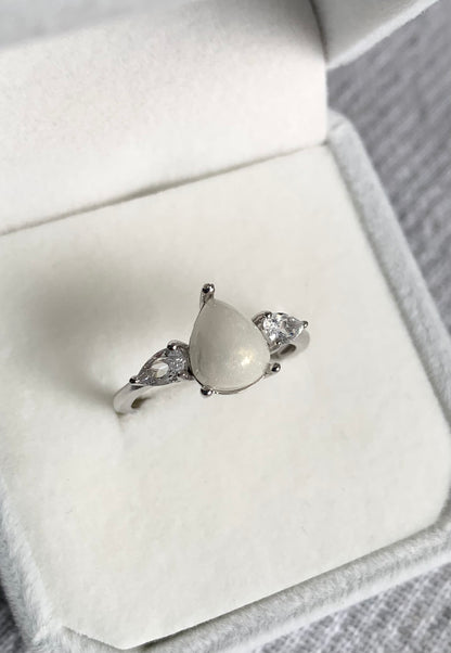 Trinity Keepsake Ring - Sterling Silver Ashes/Hair/Breastmilk Keepsake Memorial Jewellery