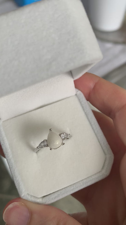 Trinity Keepsake Ring - Sterling Silver Ashes/Hair/Breastmilk Keepsake Memorial Jewellery